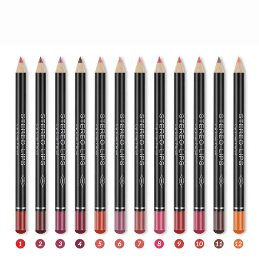 12-color Matte Velvet Lipstick with Hook Design