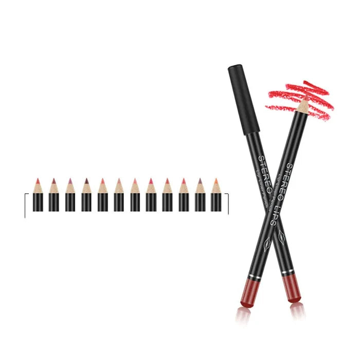 12-color Matte Velvet Lipstick with Hook Design