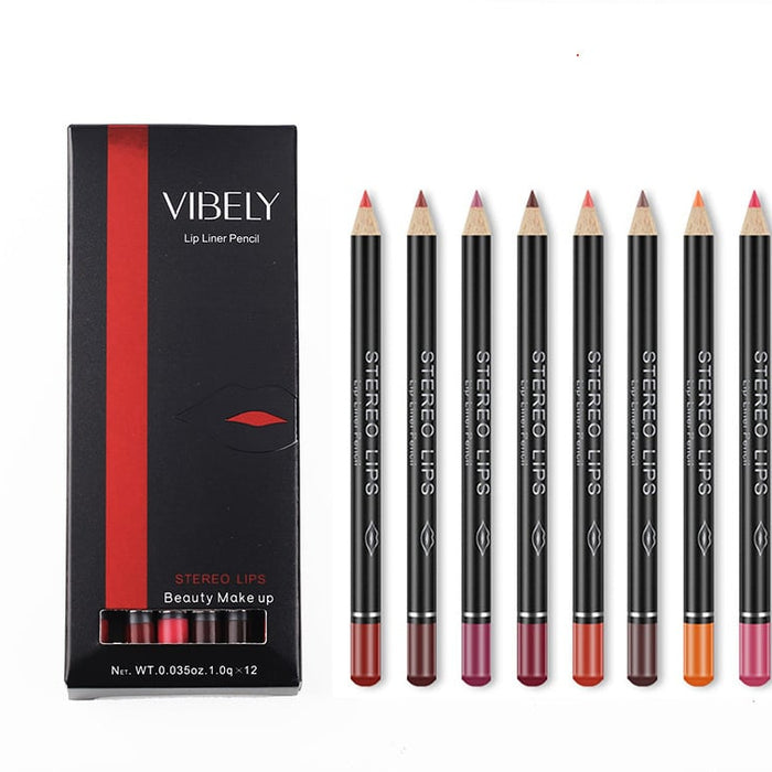 12-color Matte Velvet Lipstick with Hook Design