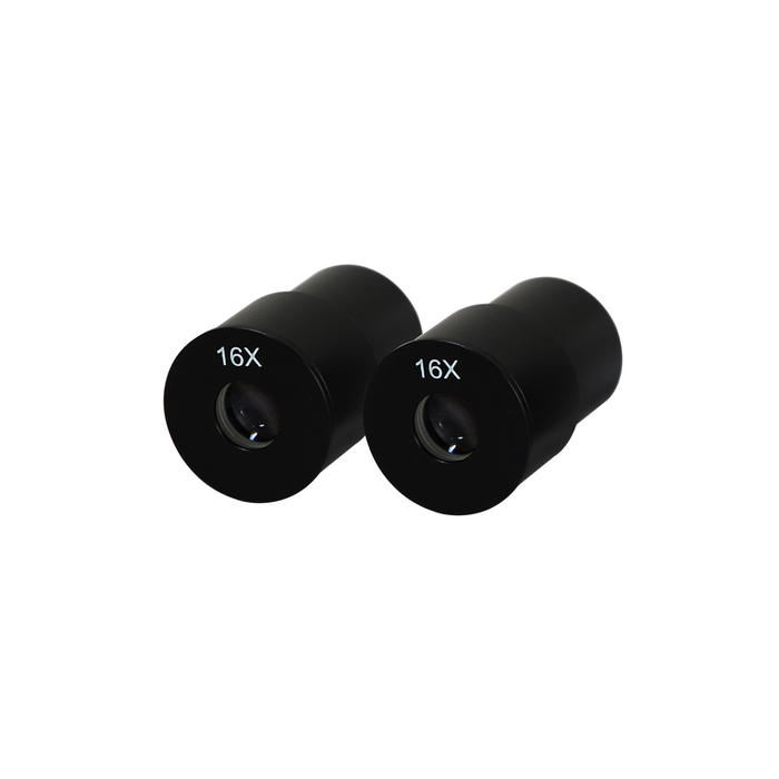 16X Microscope Eyepieces, 23.2mm, FOV 12mm (Pair)