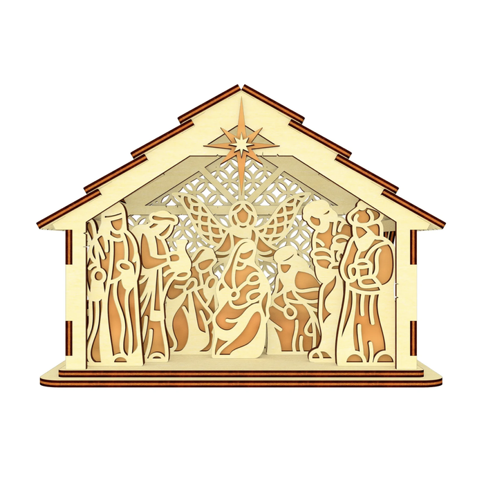 3-D Nativity Scene