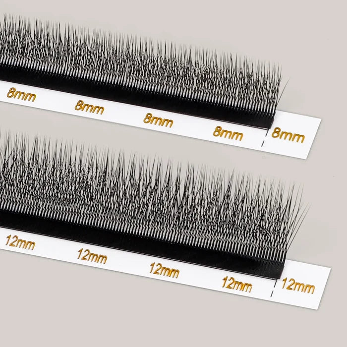 4D V-Shape Pre-Made Lash Fans for Fuller Wispy Volume Sets — 0.07mm| Swaniya Lashes