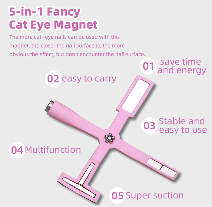 Rarjsm 5-in-1 Fancy multifunctional Cat Eye Magnetic $12.99