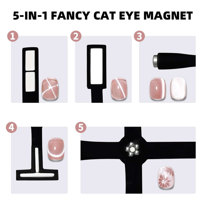 Rarjsm 5-in-1 Fancy multifunctional Cat Eye Magnetic $12.99