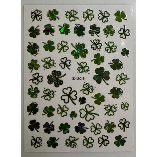 Pasties Decals - Holo Shamrock 19
