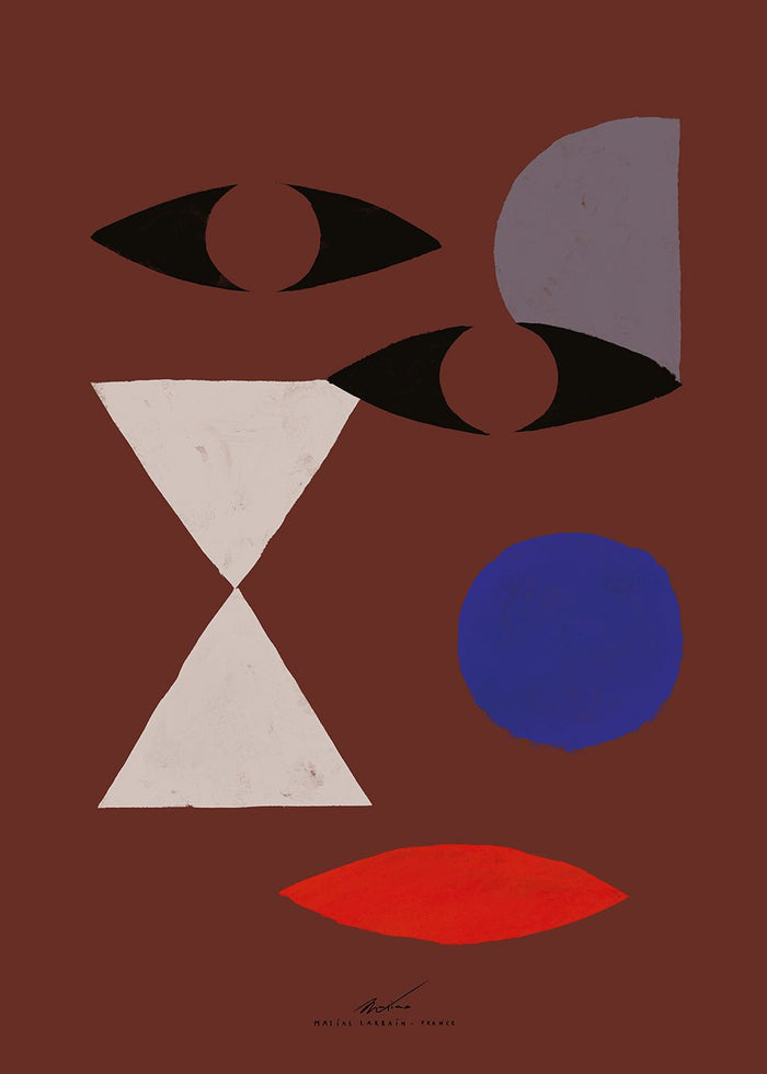 Abstract Face by Matías Larraín