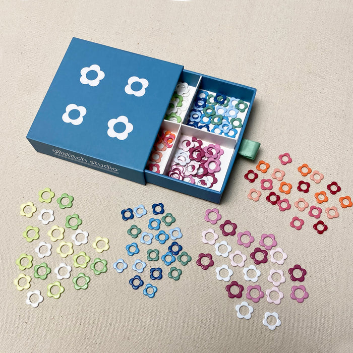 AllStitch Studio! Flower Stitch Marker Sampler - Box Set