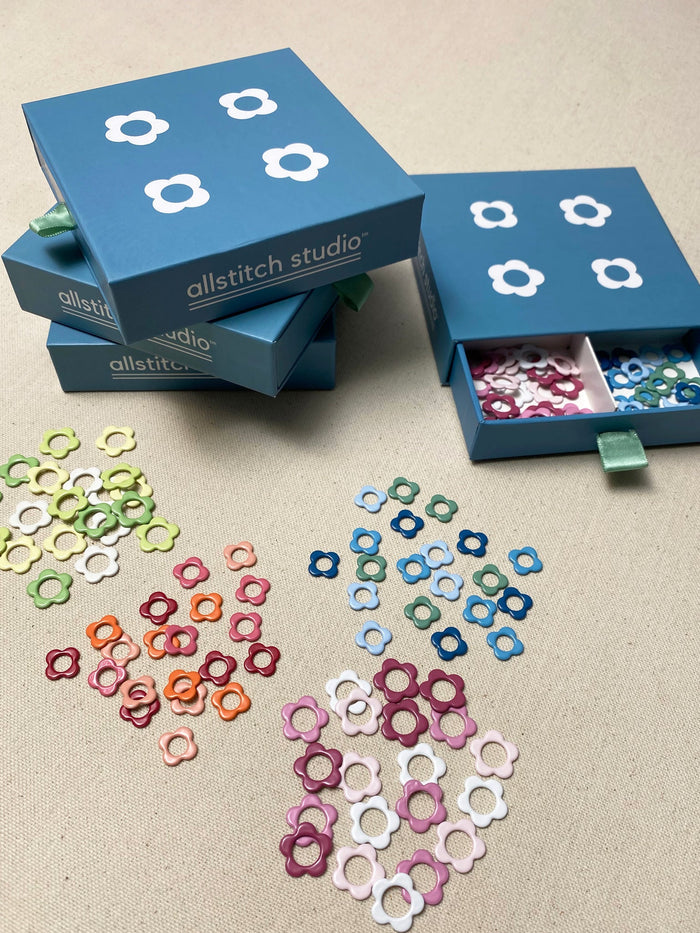 AllStitch Studio! Flower Stitch Marker Sampler - Box Set
