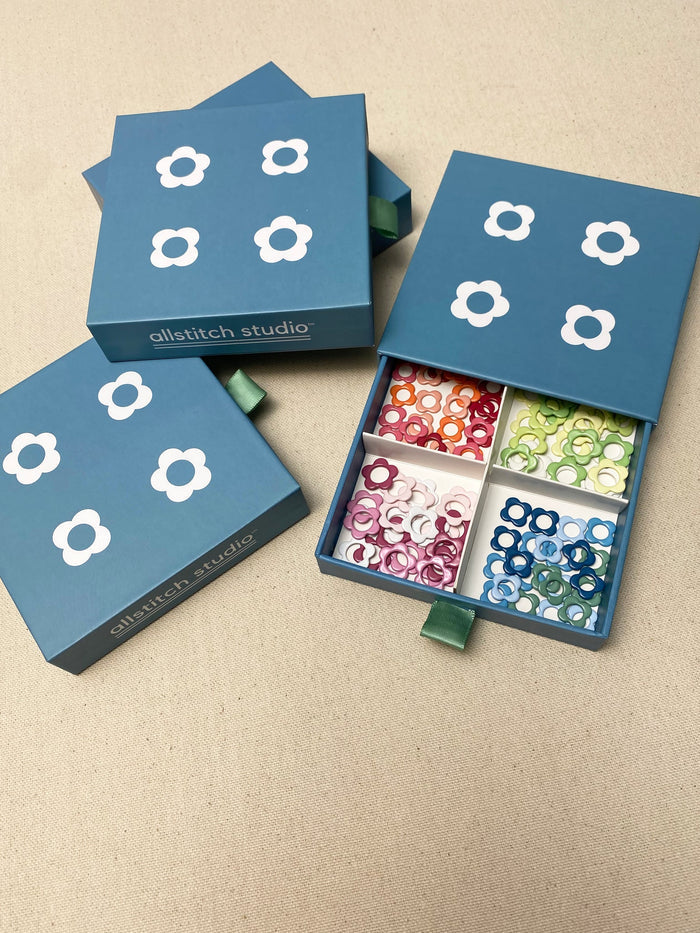 AllStitch Studio! Flower Stitch Marker Sampler - Box Set