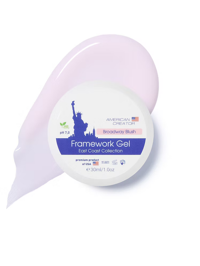 American Creator Framework Gel Builder - BROADWAY BLUSH, 30 ml