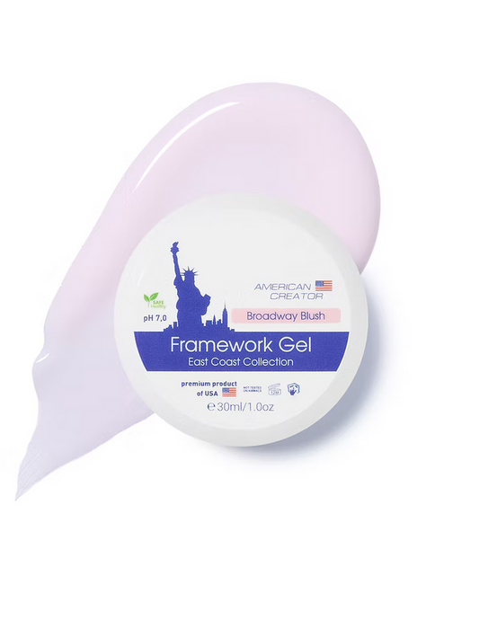 American Creator Framework Gel Builder - BROADWAY BLUSH, 30 ml