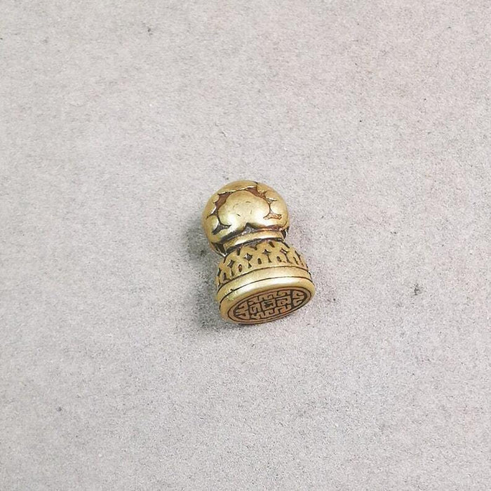 Amulet,Stupa Bead Pendant for Mala,Bag Hanging,Prayer Bead,0.5" - Tibetan Buddhist mala beads, view 7