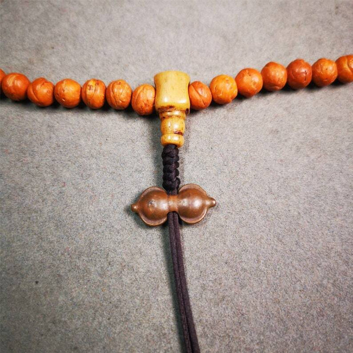 Amulet,Vajra Pendant for Mala,Bag Hanging,Prayer Bead,0.87" - Tibetan Buddhist mala beads, view 6