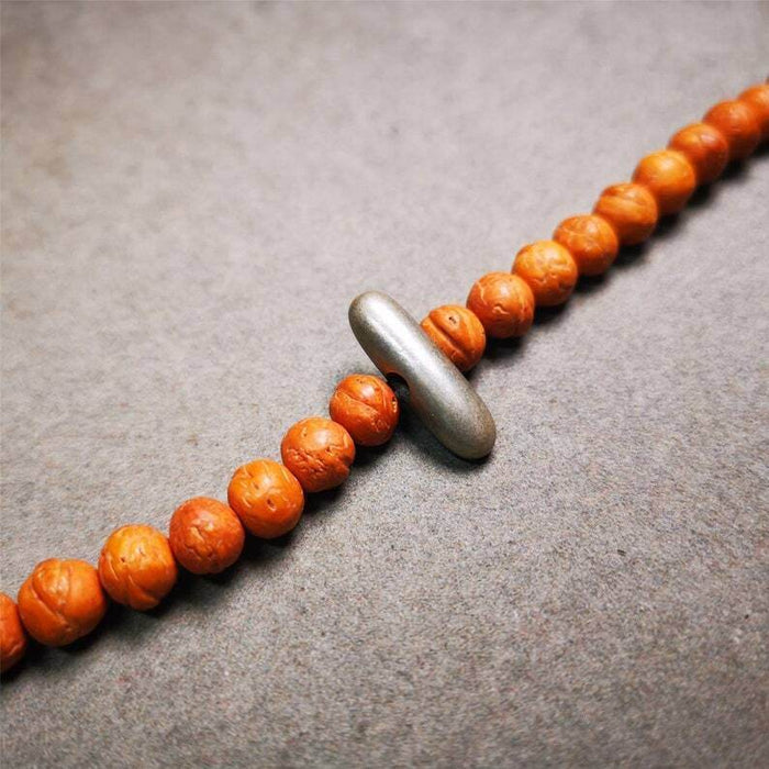 Amulet,Vajra Pendant for Mala,Bag Hanging,Prayer Bead - Tibetan Buddhist mala beads, detailed view