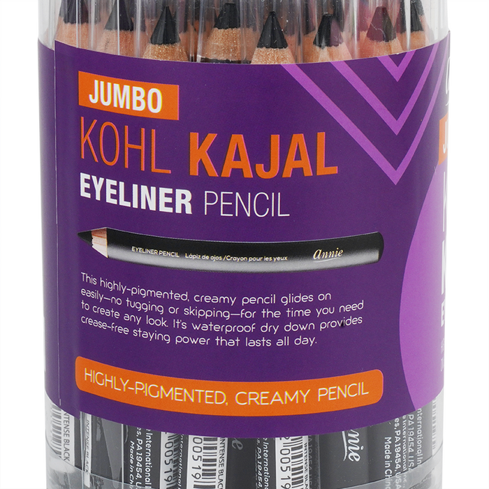 Annie Kohl Kajal Eyeliner Pencil 36ct Intense Black