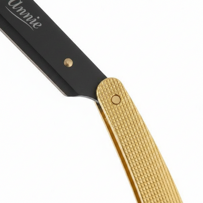 Annie Straight Edge Razor, 1 Count, Gold