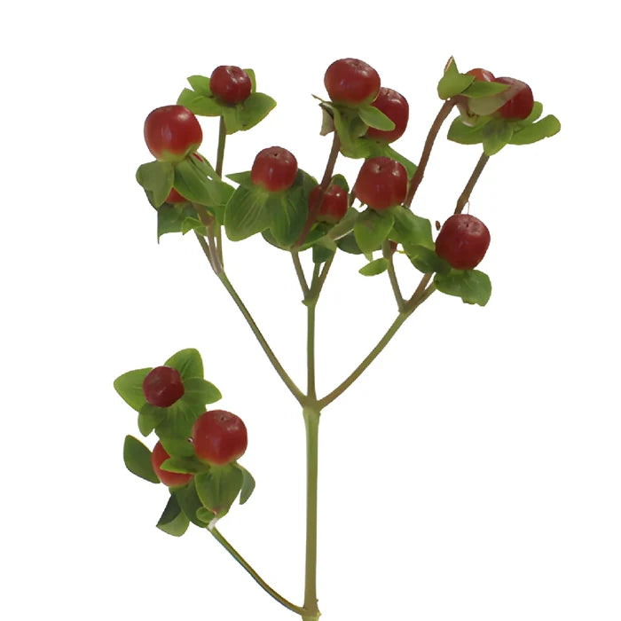 Antique Burgundy Designer Hypericum Berries