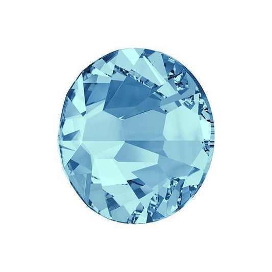 AQUAMARINE - SWAROVSKI FLATBACK