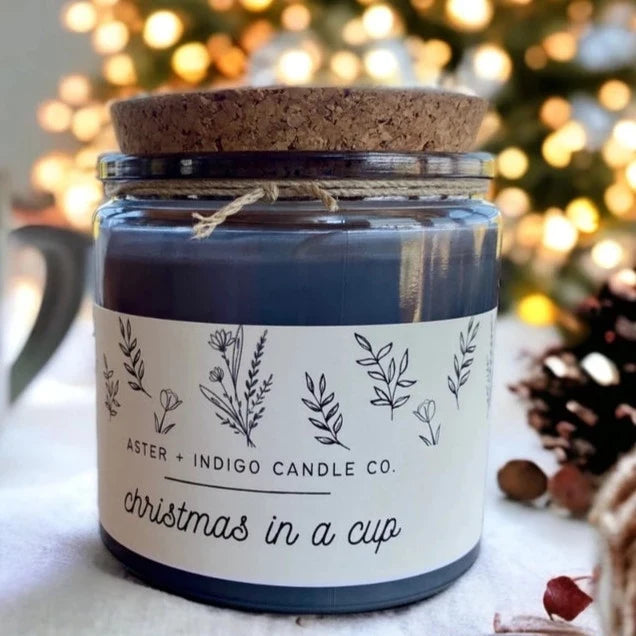 Aster & Indigo Holiday Scented Jar Candles