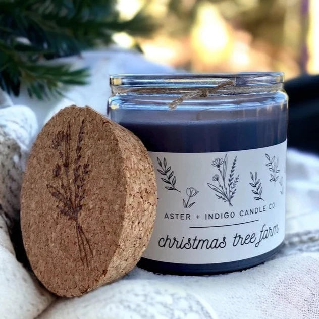 Aster & Indigo Holiday Scented Jar Candles