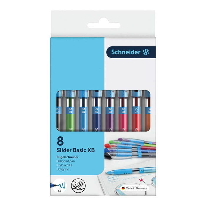 BASIC Ballpoint Pen XB, Wallet 8 pieces - Assorted