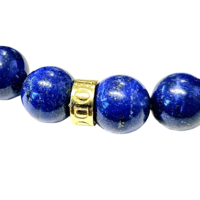 Blue Lapis Lazuli and  Black Pave C.Z Bead BraceletLapis Lazuli &amp; Black Pave Spacer Beaded Bracelet – Handcrafted in Melbourne
For centuries, Lapis Lazuli has been a cherished symbol of wisdom, truth, and spirituBead BraceletsT.M.JTheodore Men's JewelryLapis Lazuli & Black Pave