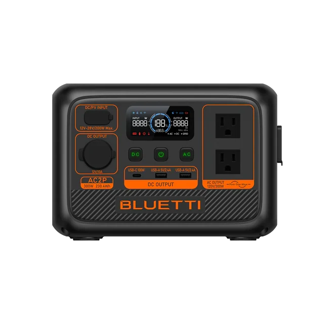 BLUETTI AC2P Portable Power Station | 300W 230.4Wh (AC2P)