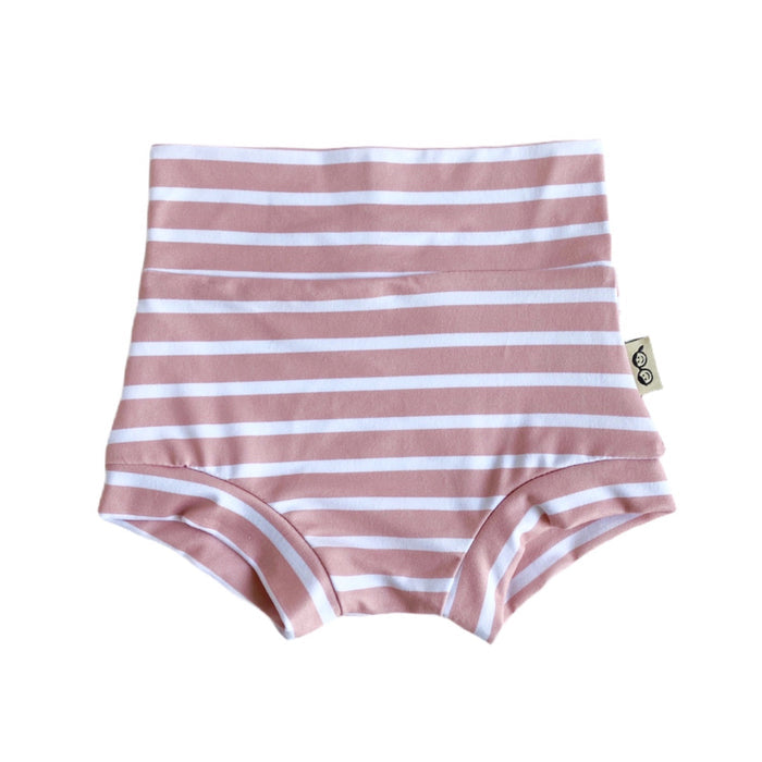 Blush Pink Striped Bummies and/or Headbands