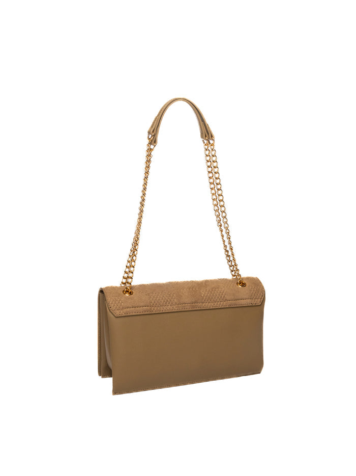 LOVE MOSCHINO borsa a spalla sabbia JC4122 PP0N-10A