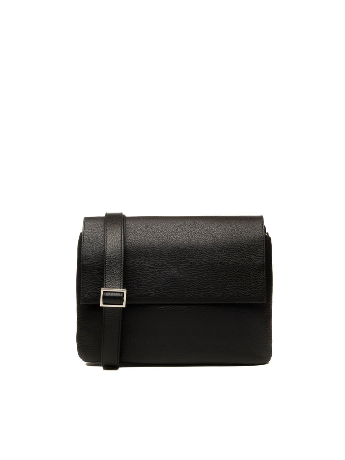 GIANNI CHIARINI borsa a spalla three nera 12305 THREE-001