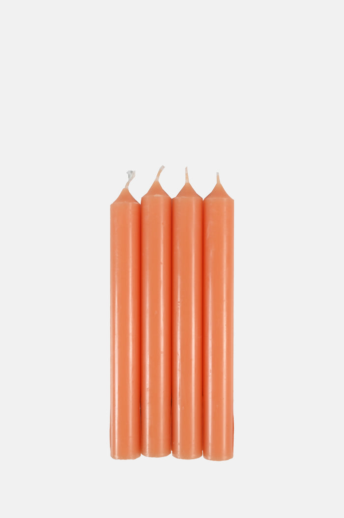 Box of 12 Dinner Candles Orange