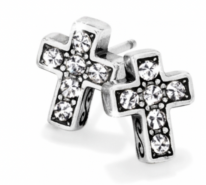 Brighton - Starry Night Cross Mini Post Earrings