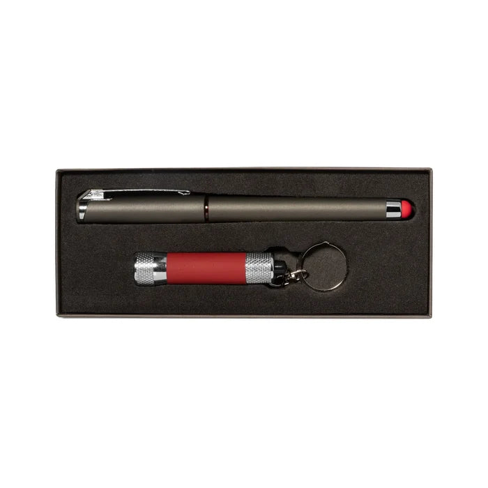 Britebrand™ Accent Gelebration™ Gel Pen & Flashlight Gift Set
