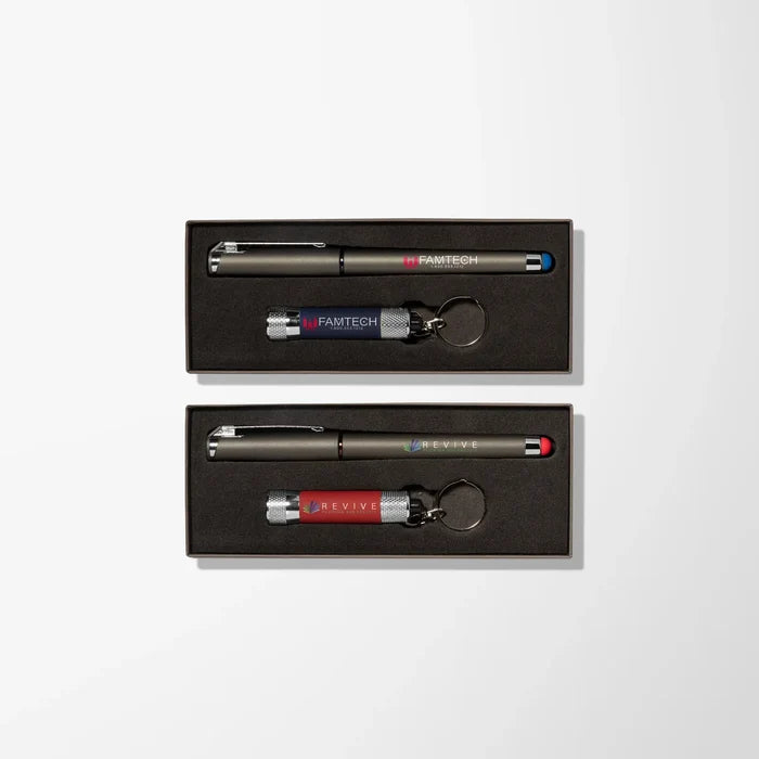 Britebrand™ Accent Gelebration™ Gel Pen & Flashlight Gift Set
