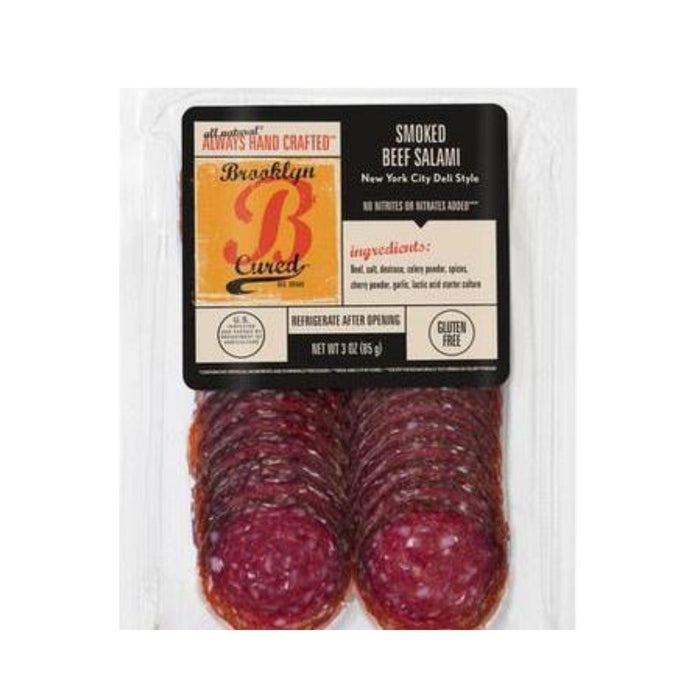 Brooklyn Cured Smoked Beef Salami 3oz
