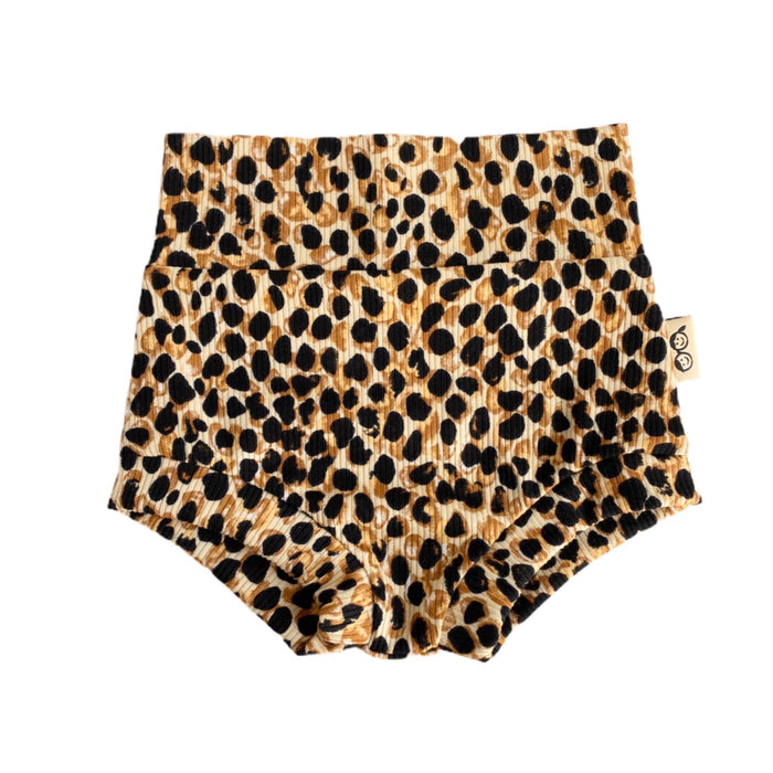 Brown/Tan Spot Rib Bummies and/or Headbands