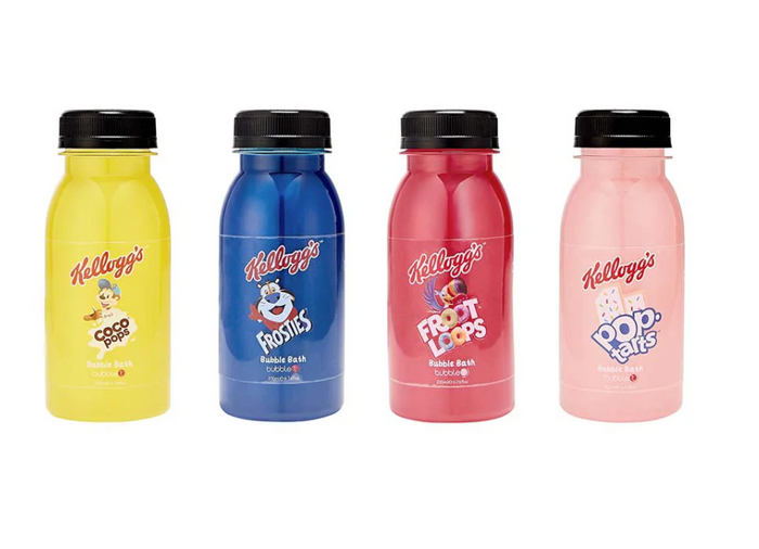 Bubble T Kellogg's Bubble Bath Gift Set (4 x 200ml )