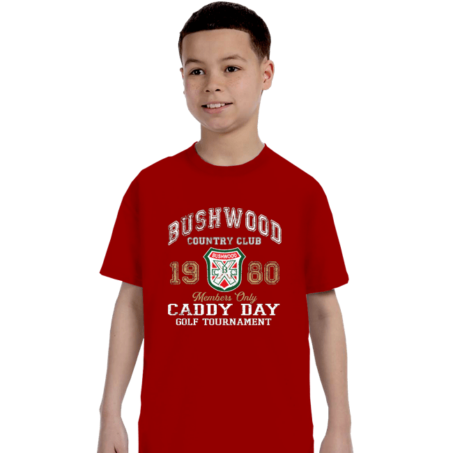 Secret_Shirts T-Shirts, Youth / XS / Red Bushwood Caddy