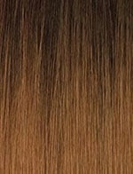 SENSATIONNEL Butta Lace Unit 10 wig straight brown ombre hair close up showing smooth silky strands
