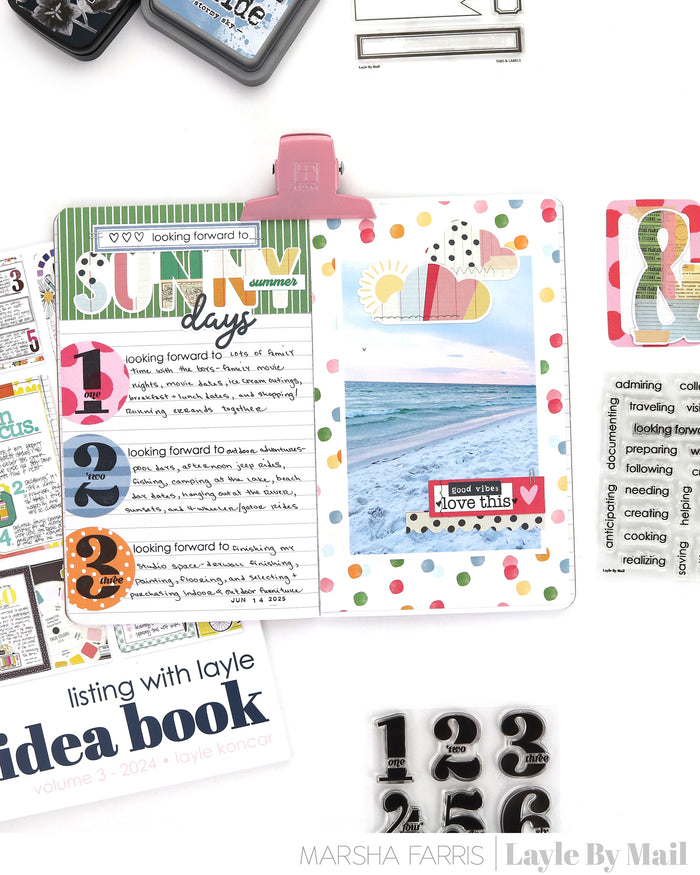 By the Numbers - Allison - 4x6 Stamp Set