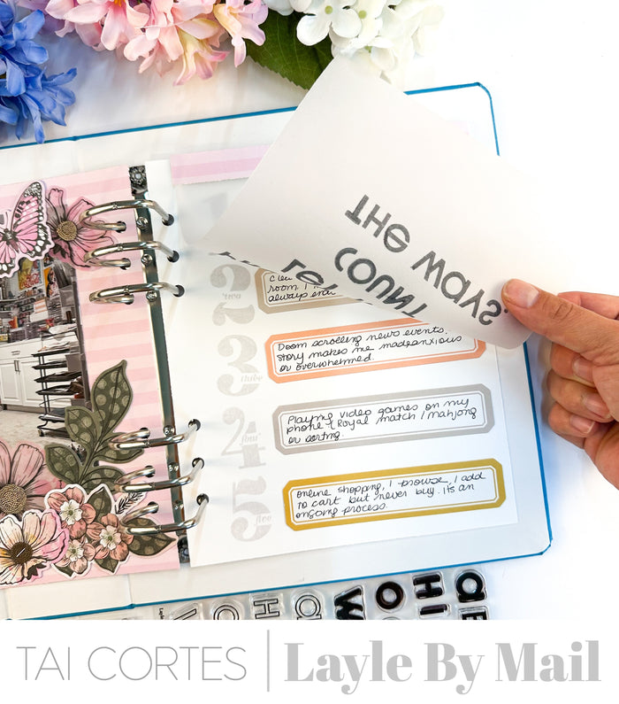 By the Numbers - Allison - 4x6 Stamp Set