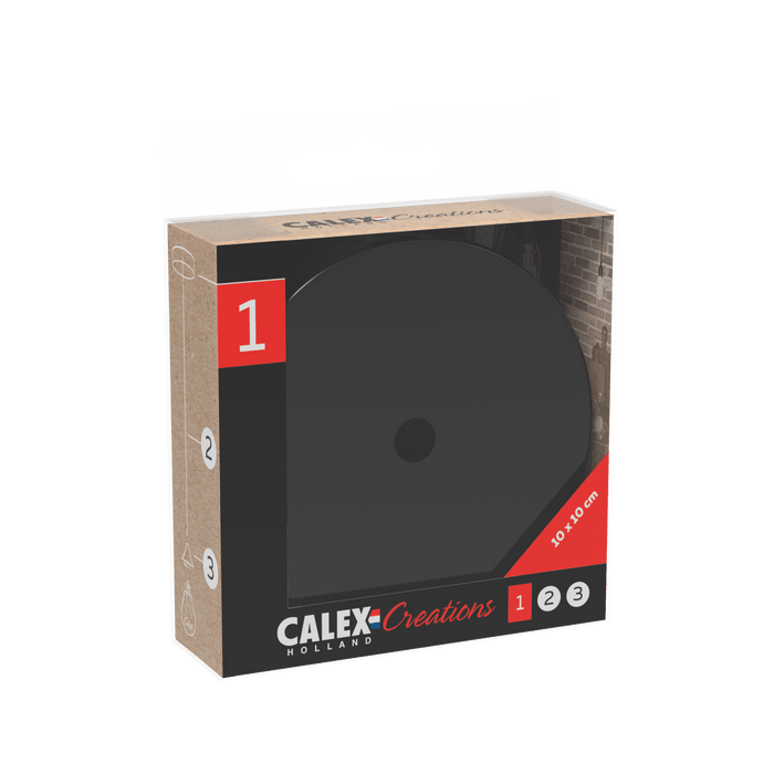 Calex Creations Ceiling plate - 1 hole - Black