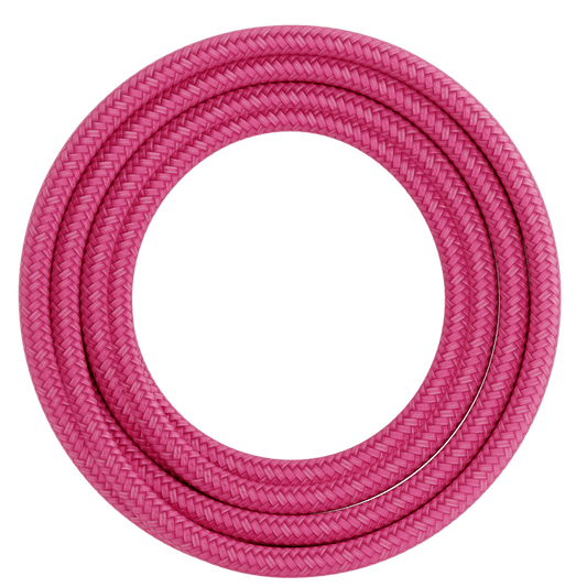 Calex Creations Fabric cable - Pink - 1.5meter