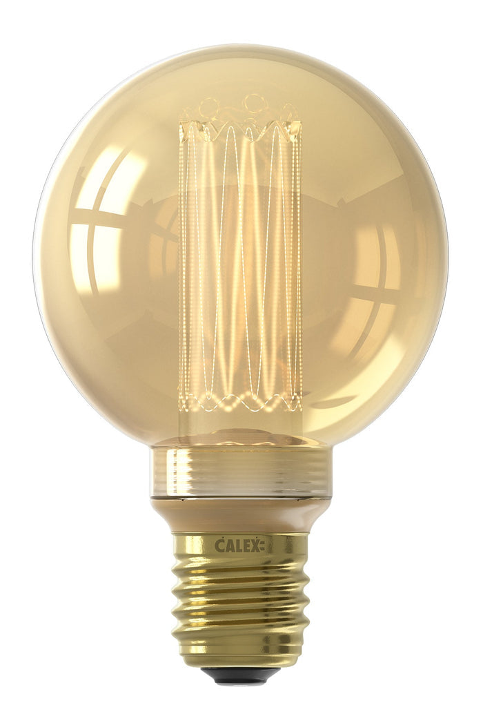 Calex Crown LED Bulb - E27 - G95 - Gold - 3.5W - Dimmable