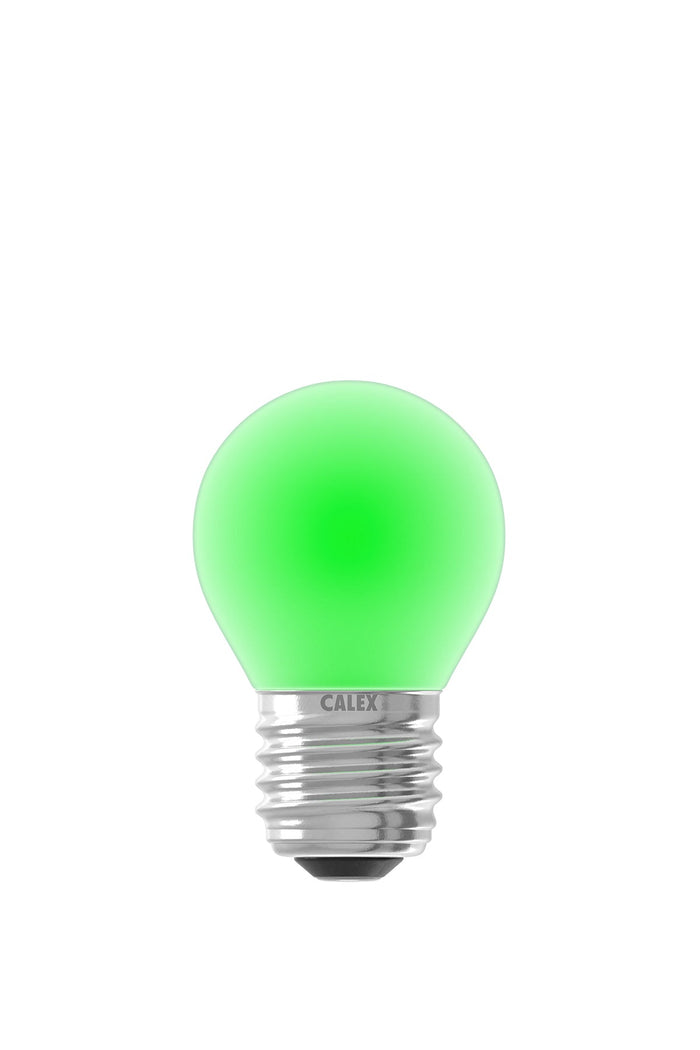 Calex LED Bulb - E27 - P45 - Green - 1W