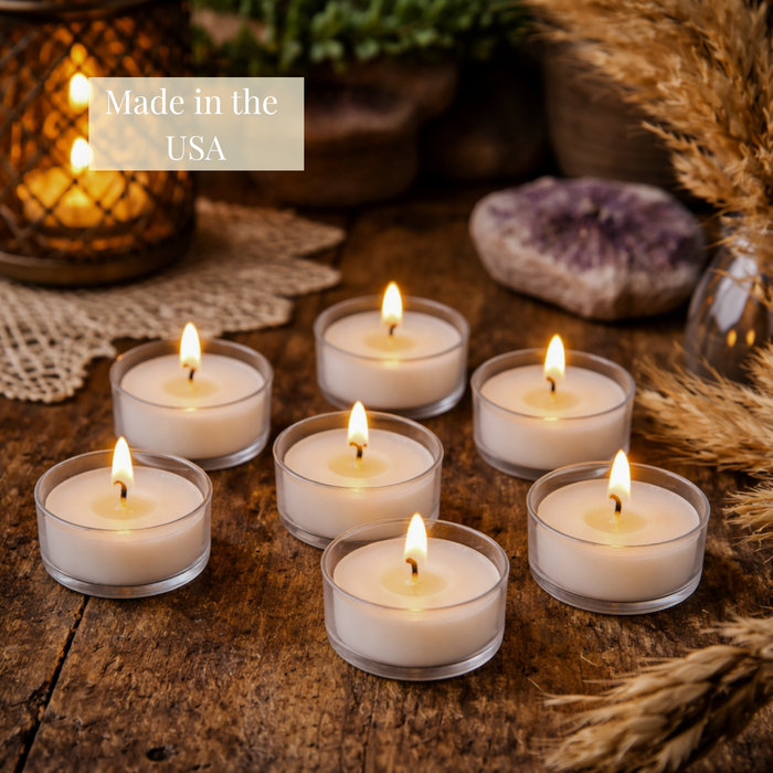 Candlestock Basics Tea Light Candles - Pack of 8