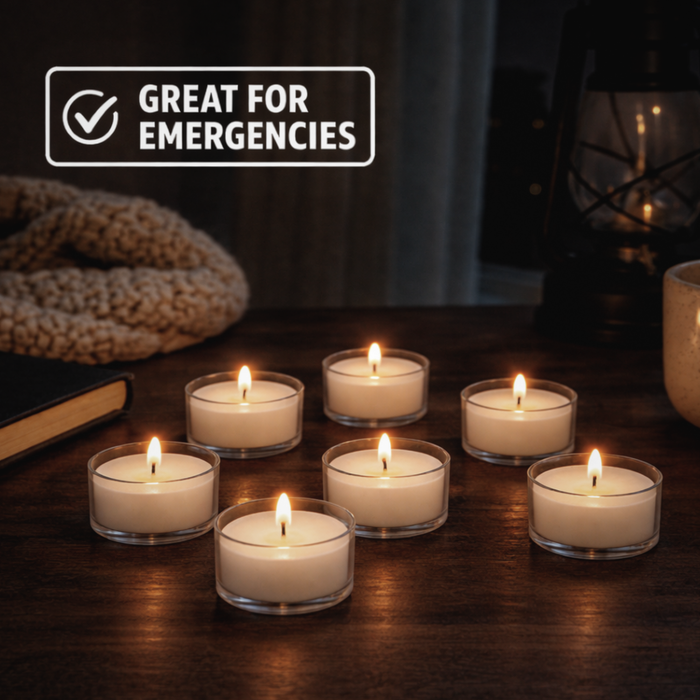 Candlestock Basics Tea Light Candles - Pack of 8
