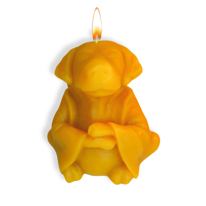 Candlestock Beeswax Loyalty Dog Candle