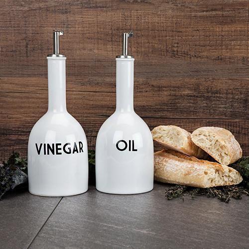 Carafe Ceramic Oil & Vinegar Set