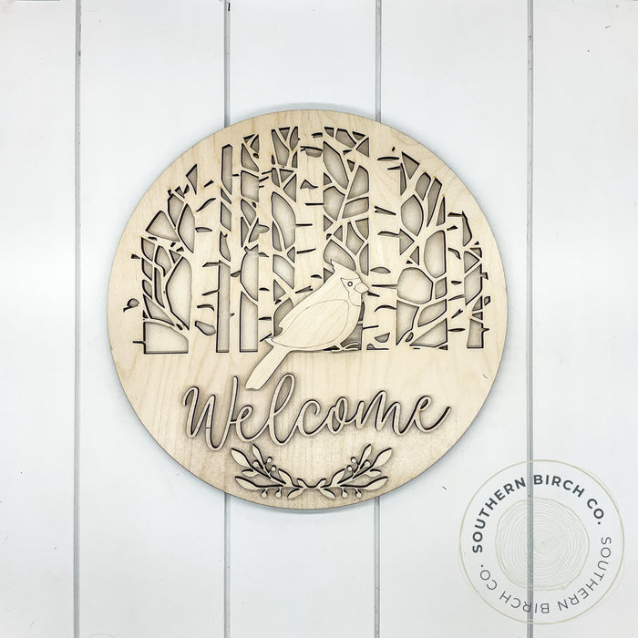Cardinal 3D Round Blank